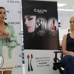 Cailyn Ireland counter launch at Shaws, Crescent Shopping Centre, Limerick make up artist Michelle Regazzoli Stone, fitness expert Leanne Moore and style. Picture: Zoe Conway/ilovelimerick 2018.