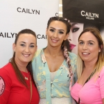 Cailyn Ireland counter launch at Shaws, Crescent Shopping Centre, Limerick make up artist Michelle Regazzoli Stone, fitness expert Leanne Moore and style. Picture: Zoe Conway/ilovelimerick 2018.