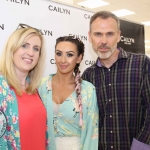 Cailyn Ireland counter launch at Shaws, Crescent Shopping Centre, Limerick Claireann Mc Keown, make up artist Michelle Regazzoli Stone and Richard Lynch, ilovelimerick. Picture: Zoe Conway/ilovelimerick 2018.