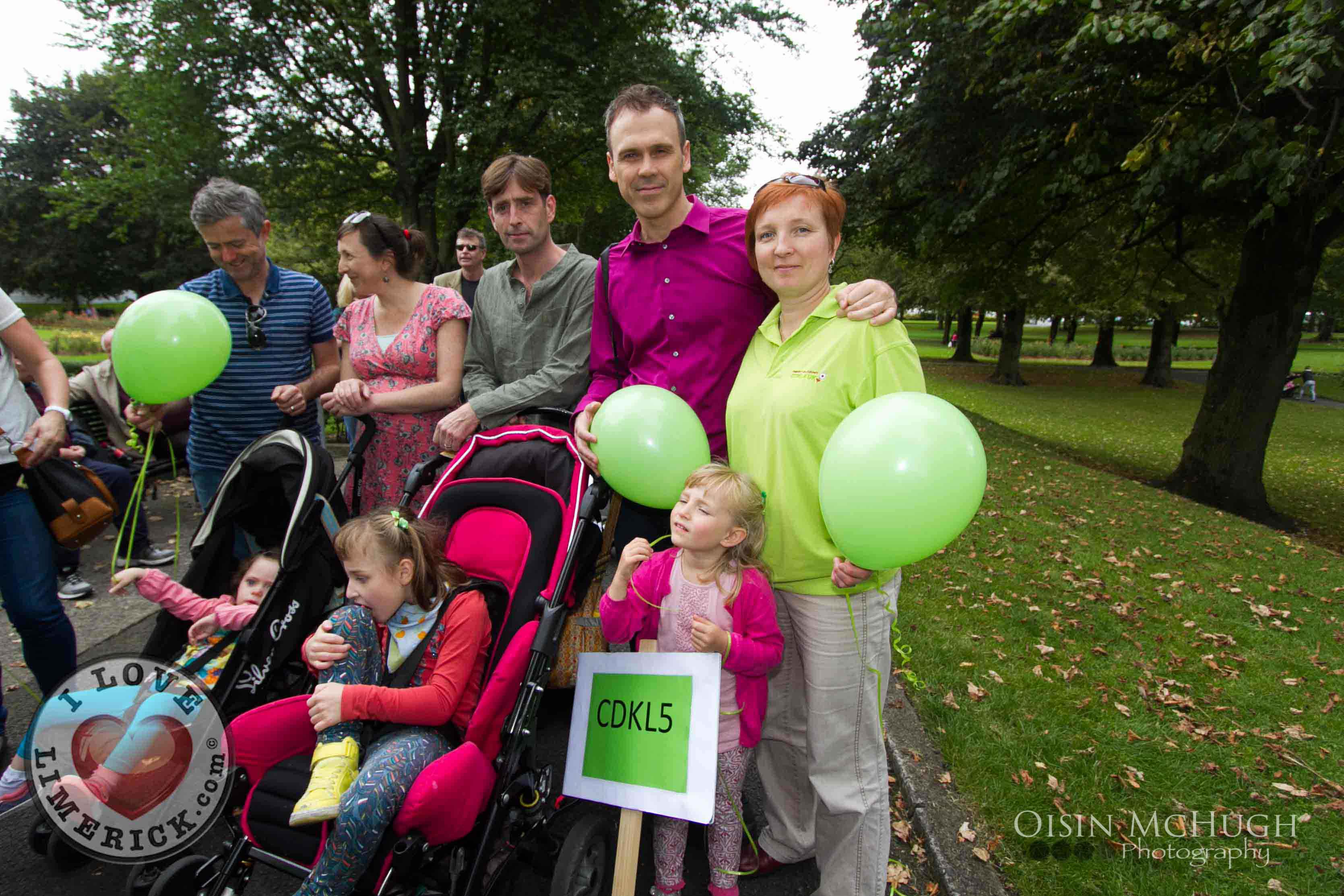 PHOTOS CDKL5 Charity Walk and Balloon Release 2014 I Love Limerick