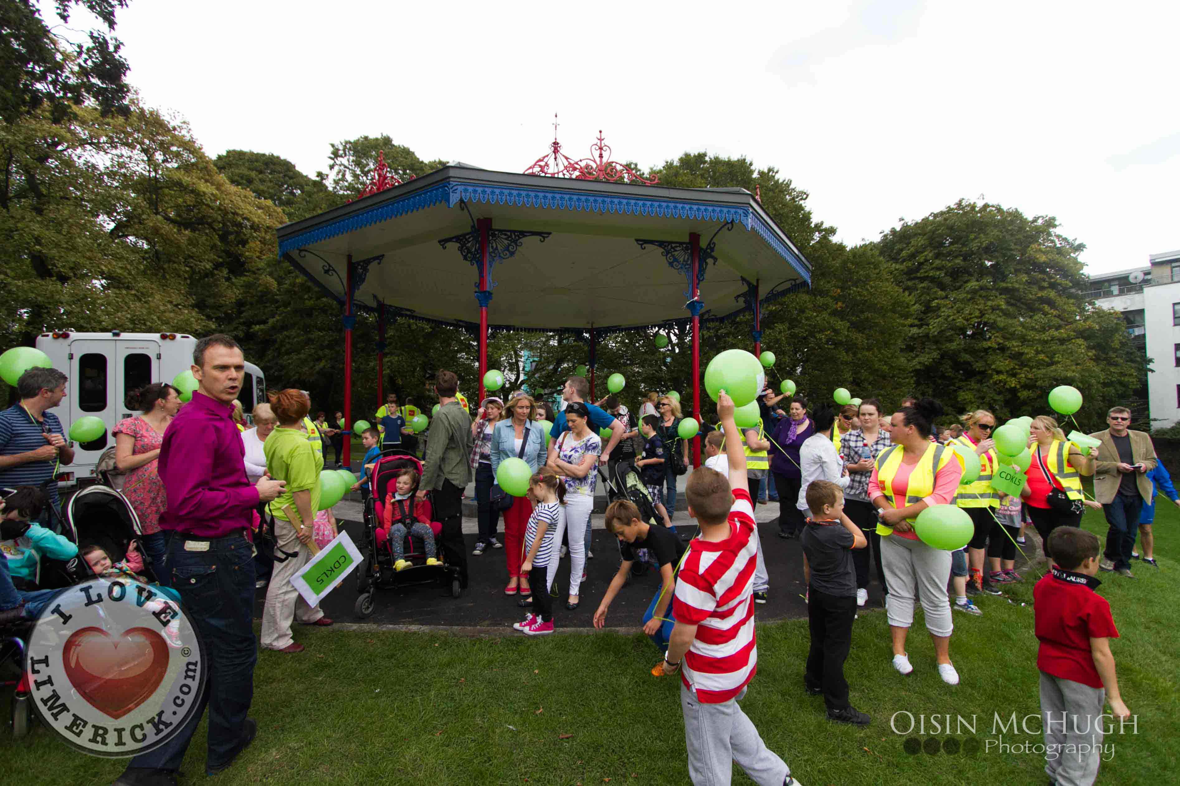PHOTOS CDKL5 Charity Walk and Balloon Release 2014 I Love Limerick
