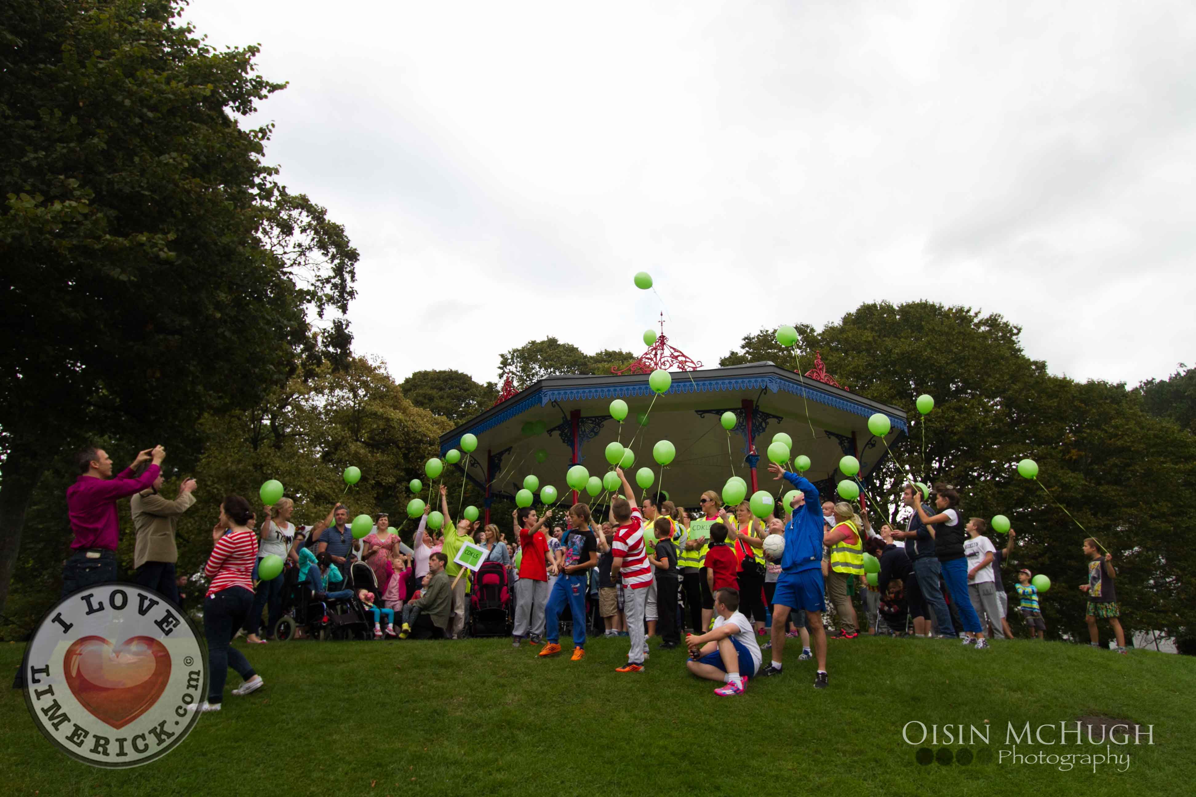 PHOTOS CDKL5 Charity Walk and Balloon Release 2014 I Love Limerick