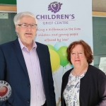 Pictured at the promo for the Children's Grief Centre Children and Loss Conference 2019 in Limerick Institute of Technology are Philip Mortell, Chairperson for Childrens Grief Centre, and Beryl Carswell, Support Worker. Picture: Conor Owens/ilovelimerick.