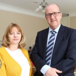 Pictured at the donation of ten thousand euros to the Children's Grief Centre in Limerick by Limerick Solicitors Bar Association are Anne English and Robert Kennedy, president of Limerick Solicitors Bar Association. Picture: Orla McLoughlin/ilovelimerick.