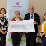 Pictured at the donation of ten thousand euros to the Children's Grief Centre in Limerick by Limerick Citizen's Bar Association are Theresa O'Driscoll, Sr Helen Culhane, Robert Kennedy, president of Limerick Solicitors Bar Association and Anne English. Picture: Orla McLoughlin/ilovelimerick.