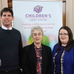 Derek Walsh, Sr Helen Culhane, founder and Niamh White pictured at the launch of the Childrens Grief Centre's new website and leaflet. Picture: Conor Owens/ilovelimerick.