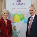 Phyllis Moynihan and Micheal Byrne, website designer, pictured at the launch of the Childrens Grief Centre's new website and leaflet. Picture: Conor Owens/ilovelimerick.