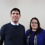 Derek Walsh and Niamh White pictured at the launch of the Childrens Grief Centre's new website and leaflet. Picture: Conor Owens/ilovelimerick.