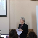 Sr Helen Culhane, founder, speaking at the Launch of the Childrens Grief Centre's new website and leaflet. Picture: Conor Owens/ilovelimerick.