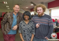 4807 Boris Hunka, Denise Chaila and Patrick O' Brien of Music Generation Limerick