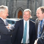 Richard Bruton, Minister for Communications, Climate Action and Environment of Ireland launches '+CityxChange', the EU Horizon 2020 project lead by Limerick City and County Council and the city of Trondheim in Norway to improve the energy performance of old historic buildings. Photos: Bruna Vaz Mattos/ ilovelimerick