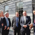 Richard Bruton, Minister for Communications, Climate Action and Environment of Ireland launches '+CityxChange', the EU Horizon 2020 project lead by Limerick City and County Council and the city of Trondheim in Norway to improve the energy performance of old historic buildings. Photos: Bruna Vaz Mattos/ ilovelimerick