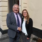 Minister Bruton came to Tait House Community Enterprise to discuss how we can take action locally and globally on climate action on Friday, September 6 2019. Picture: Richard Lynch/ilovelimerick