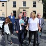 Minister Bruton came to Tait House Community Enterprise to discuss how we can take action locally and globally on climate action on Friday, September 6 2019. Picture: Richard Lynch/ilovelimerick