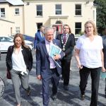 Minister Bruton came to Tait House Community Enterprise to discuss how we can take action locally and globally on climate action on Friday, September 6 2019. Picture: Richard Lynch/ilovelimerick