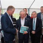 Minister Bruton came to Tait House Community Enterprise to discuss how we can take action locally and globally on climate action on Friday, September 6 2019. Picture: Richard Lynch/ilovelimerick