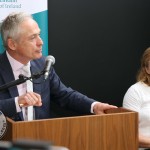 Minister Bruton came to Tait House Community Enterprise to discuss how we can take action locally and globally on climate action on Friday, September 6 2019. Picture: Richard Lynch/ilovelimerick