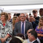 Minister Bruton came to Tait House Community Enterprise to discuss how we can take action locally and globally on climate action on Friday, September 6 2019. Picture: Richard Lynch/ilovelimerick