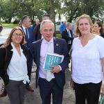 Minister Bruton came to Tait House Community Enterprise to discuss how we can take action locally and globally on climate action on Friday, September 6 2019. Picture: Richard Lynch/ilovelimerick