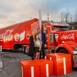 Coca Cola Truck visited the Crescent Shopping Centre on Sunday, December 8, 2024. Picture: Olena Oleksienko/ilovelimerick