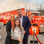 Coca Cola Truck visited the Crescent Shopping Centre on Sunday, December 8, 2024. Picture: Olena Oleksienko/ilovelimerick