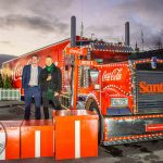 Coca Cola Truck visited the Crescent Shopping Centre on Sunday, December 8, 2024. Picture: Olena Oleksienko/ilovelimerick