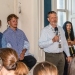 On Thursday, May 22, at a vibrant Fashion Show reception at the Hunt Museum, fashion learners unveiled their innovative designs in one of Limerick’s most historic and inspiring venues as part of the College of FET, Mulgrave Street Arts Festival. Picture: Olena Oleksienko/ilovelimerick