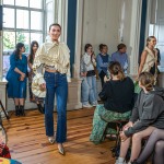 On Thursday, May 22, at a vibrant Fashion Show reception at the Hunt Museum, fashion learners unveiled their innovative designs in one of Limerick’s most historic and inspiring venues as part of the College of FET, Mulgrave Street Arts Festival. Picture: Olena Oleksienko/ilovelimerick