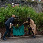 Ormston House Artist-in-Residence Mary Conroy has created a Hollywood Star for Constance Smith which was unveiled in The People Park Limerick on Thursday, October 9, 2025. Picture: Olena Oleksienko/ilovelimerick