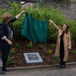 Ormston House Artist-in-Residence Mary Conroy has created a Hollywood Star for Constance Smith which was unveiled in The People Park Limerick on Thursday, October 9, 2025. Picture: Olena Oleksienko/ilovelimerick