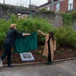 Ormston House Artist-in-Residence Mary Conroy has created a Hollywood Star for Constance Smith which was unveiled in The People Park Limerick on Thursday, October 9, 2025. Picture: Olena Oleksienko/ilovelimerick