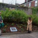 Ormston House Artist-in-Residence Mary Conroy has created a Hollywood Star for Constance Smith which was unveiled in The People Park Limerick on Thursday, October 9, 2025. Picture: Olena Oleksienko/ilovelimerick