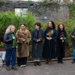 Ormston House Artist-in-Residence Mary Conroy has created a Hollywood Star for Constance Smith which was unveiled in The People Park Limerick on Thursday, October 9, 2025. Picture: Olena Oleksienko/ilovelimerick