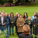 Ormston House Artist-in-Residence Mary Conroy has created a Hollywood Star for Constance Smith which was unveiled in The People Park Limerick on Thursday, October 9, 2025. Picture: Olena Oleksienko/ilovelimerick