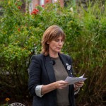 Ormston House Artist-in-Residence Mary Conroy has created a Hollywood Star for Constance Smith which was unveiled in The People Park Limerick on Thursday, October 9, 2025. Picture: Olena Oleksienko/ilovelimerick
