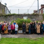 Ormston House Artist-in-Residence Mary Conroy has created a Hollywood Star for Constance Smith which was unveiled in The People Park Limerick on Thursday, October 9, 2025. Picture: Olena Oleksienko/ilovelimerick