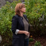 Ormston House Artist-in-Residence Mary Conroy has created a Hollywood Star for Constance Smith which was unveiled in The People Park Limerick on Thursday, October 9, 2025. Picture: Olena Oleksienko/ilovelimerick