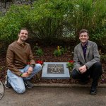 Ormston House Artist-in-Residence Mary Conroy has created a Hollywood Star for Constance Smith which was unveiled in The People Park Limerick on Thursday, October 9, 2025. Picture: Olena Oleksienko/ilovelimerick