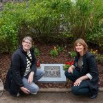 Ormston House Artist-in-Residence Mary Conroy has created a Hollywood Star for Constance Smith which was unveiled in The People Park Limerick on Thursday, October 9, 2025. Picture: Olena Oleksienko/ilovelimerick