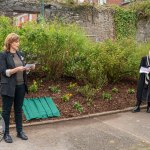 Ormston House Artist-in-Residence Mary Conroy has created a Hollywood Star for Constance Smith which was unveiled in The People Park Limerick on Thursday, October 9, 2025. Picture: Olena Oleksienko/ilovelimerick
