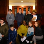 Pictured at the Cork Heats for Ireland's Young Filmmaker of the Year Awards 2019 at the Triskel Arts Centre was finalist Heather Eogan, 16 (bottom row far right) with her friends from Waterford Youth Arts. Picture: Conor Owens/ilovelimerick.