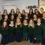 Pictured at the Cork Heats for Ireland's Young Filmmaker of the Year Awards 2019 is Loreto Secondary School from Fermoy in the Triskel Arts Centre. Picture: Conor Owens/ilovelimerick.