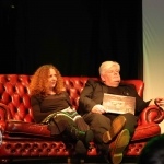 Pictured at the Launch Party for The Cranberries final album 'In the End' at Dolans Warehouse are guest speakers Orla Colgan, Dolores O'Riordan's secondary school music teacher and Eoin Devereaux, historian and writer. Picture: Conor Owens/ilovelimerick.