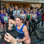 Therapist and experienced rower Kate Healy broke a 24 hour World Record Rowing record at Crescent Shopping Centre in aid of St Gabriel’s Foundation, November 29-30, 2024. Picture: Picture: Olena Oleksienko/ilovelimerick