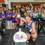 Therapist and experienced rower Kate Healy broke a 24 hour World Record Rowing record at Crescent Shopping Centre in aid of St Gabriel’s Foundation, November 29-30, 2024. Picture: Picture: Olena Oleksienko/ilovelimerick
