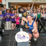 Therapist and experienced rower Kate Healy broke a 24 hour World Record Rowing record at Crescent Shopping Centre in aid of St Gabriel’s Foundation, November 29-30, 2024. Picture: Picture: Olena Oleksienko/ilovelimerick