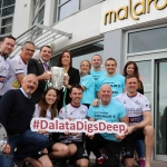 The inaugural ‘Great Dalata Cycle 2018’ in aid of CMRF Crumlin saw a number of Dalata Hotel Group employees cycle over 1,100km throughout the island of Ireland, is part of Dalata’s wider charity initiative Dalata Digs Deep. The cyclists arrived at the Maldron Hotel where the McCarthy Cup was was waiting to greet them. Pictured holding the cup are James Collins, Mayor of the City and County of Limerick and Valerie O'Neill, General Manager Maldron Hotel with Joe Quinn, Clayton Hotels Operations Manager (second left back row), Sinead O'Toole, HR Manager Dalata Hotel Group (back far right) and Cllr Jerry O Dea (front far right) with Club Vitae Maldron staff (in blue) and the Dalata cyclists (in white). Picture: Richard Lynch/ilovelimerick.