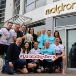 The inaugural ‘Great Dalata Cycle 2018’ in aid of CMRF Crumlin saw a number of Dalata Hotel Group employees cycle over 1,100km throughout the island of Ireland, is part of Dalata’s wider charity initiative Dalata Digs Deep. The cyclists arrived at the Maldron Hotel where the McCarthy Cup was was waiting to greet them. Pictured holding the cup are James Collins, Mayor of the City and County of Limerick and Valerie O'Neill, General Manager Maldron Hotel with Joe Quinn, Clayton Hotels Operations Manager (second left back row), Sinead O'Toole, HR Manager Dalata Hotel Group (back far right) and Cllr Jerry O Dea (front far right) with Club Vitae Maldron staff (in blue) and the Dalata cyclists (in white). Picture: Richard Lynch/ilovelimerick.