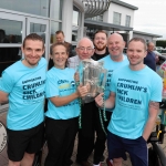 The inaugural ‘Great Dalata Cycle 2018’ in aid of CMRF Crumlin saw a number of Dalata Hotel Group employees cycle over 1,100km throughout the island of Ireland, is part of Dalata’s wider charity initiative Dalata Digs Deep. The cyclists arrived at the Maldron Hotel where the McCarthy Cup was was waiting to greet them. Picture: Richard Lynch/ilovelimerick.