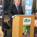 Speaking at the launch of the DEASP Limerick Autism Initiative in the Intreo Centre on Dominic Street are Jim Lynch, DEASP Division Manager. Picture: Conor Owens/ilovelimerick.